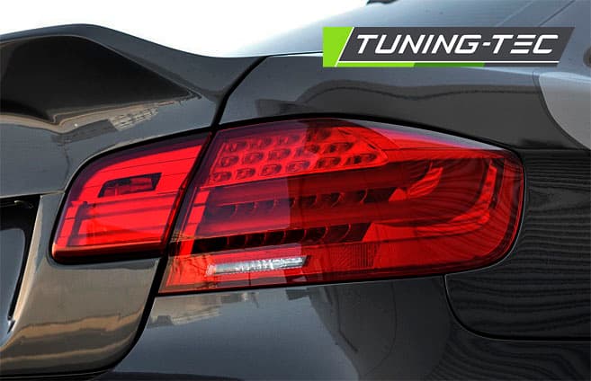 Zadné svetlá BMW E92 06-10 LED BAR Red Smoke – náhľad 3