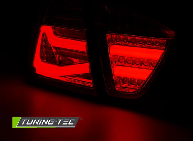 Zadné svetlá BMW E90 05-08 LED BAR Red White – náhľad 4