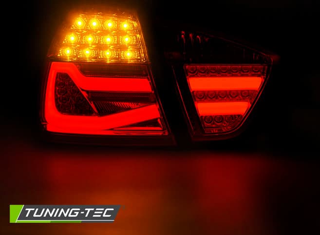 Zadné svetlá BMW E90 05-08 LED BAR Red White – náhľad 6