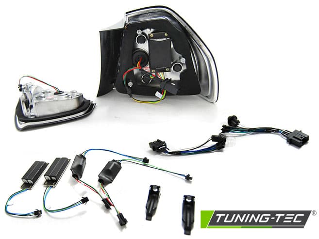 Zadné svetlá BMW E90 05-08 LED BAR Red Smoke – náhľad 5