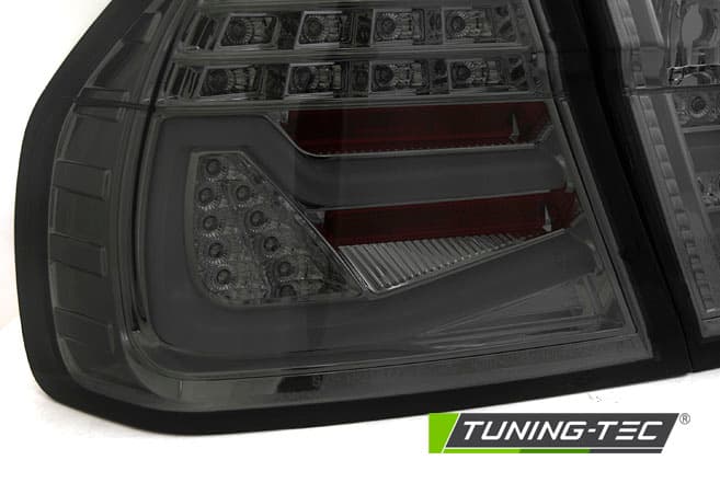 Zadné svetlá BMW E90 05-08 LED BAR Smoke – náhľad 2