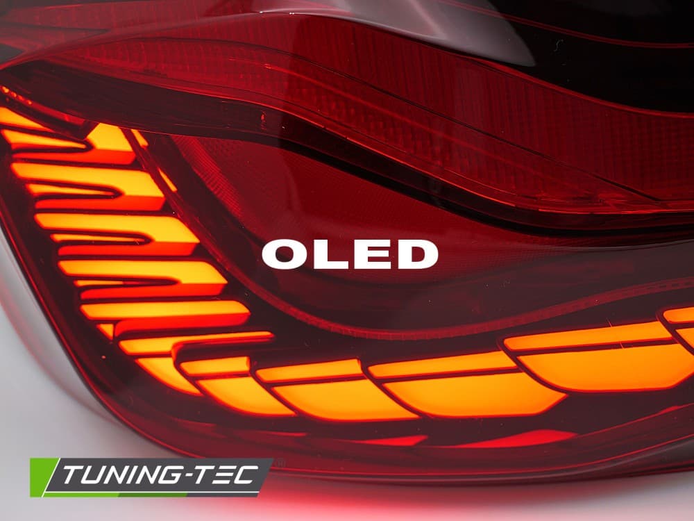 Zadné svetlá BMW F10 10-16 Red OLED Dynamic – náhľad 2