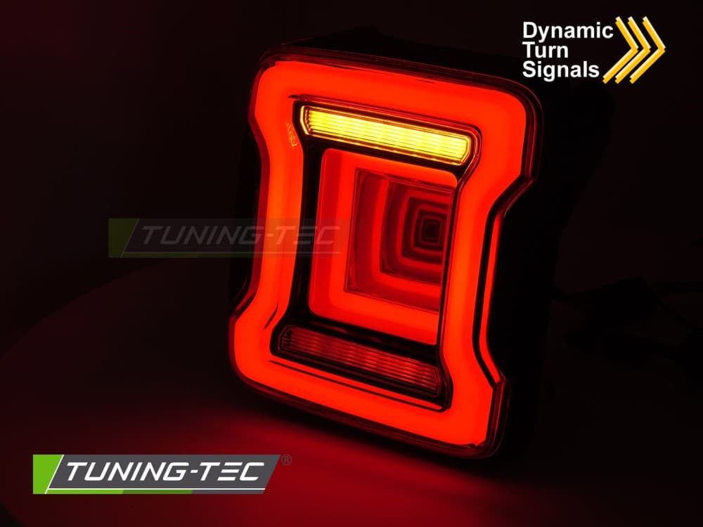 Zadné svetlá Jeep Wrangler JL 18-23 LED Smoke – náhľad 3