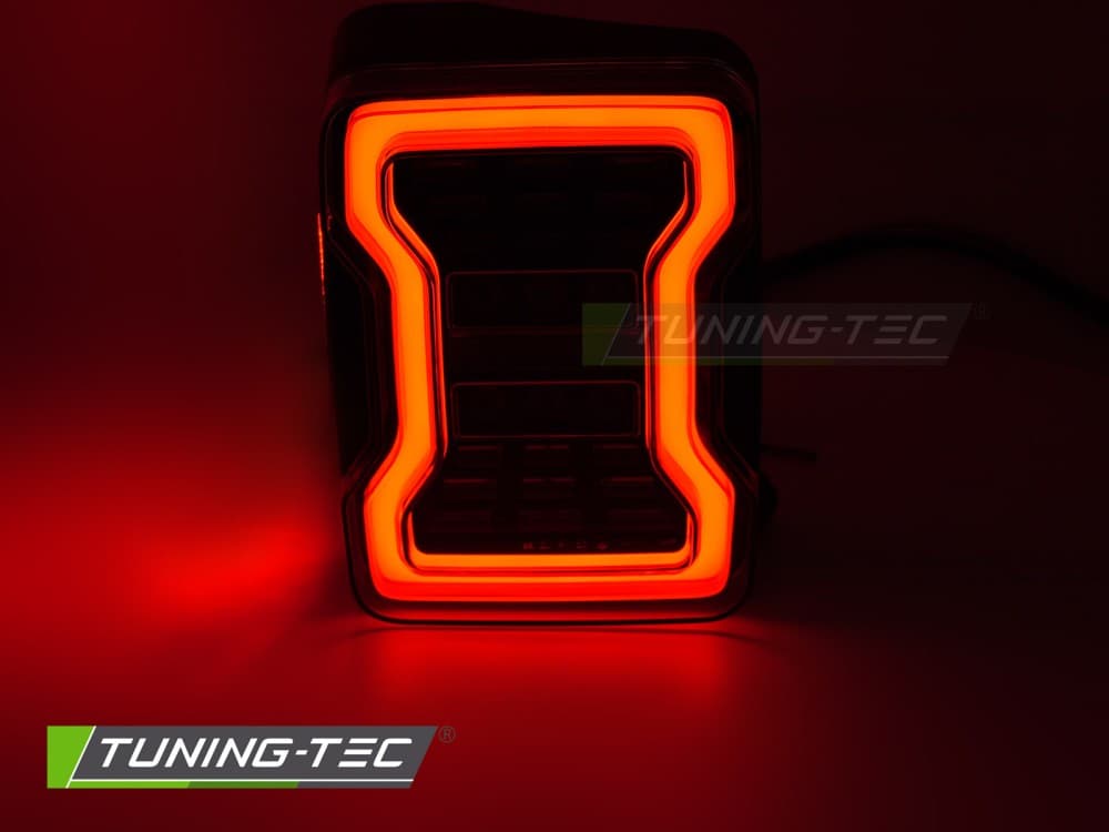 Zadné svetlá Jeep Wrangler 07-18 LED Black – náhľad 2