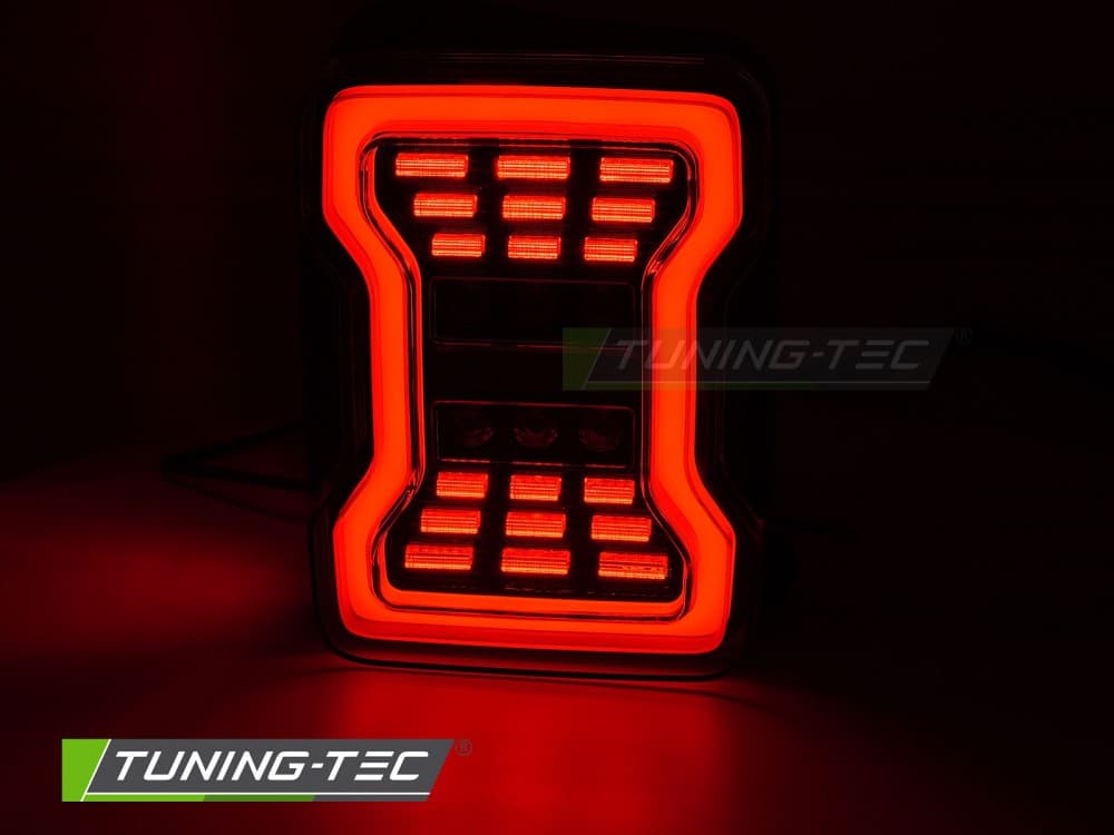 Zadné svetlá Jeep Wrangler 07-18 LED Black – náhľad 3