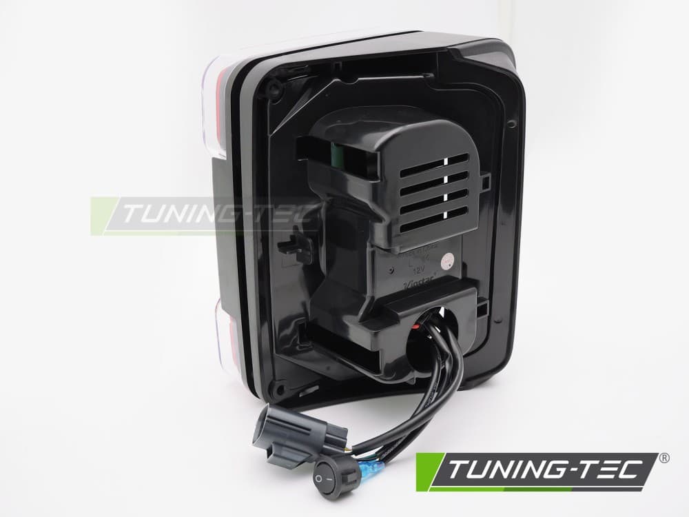 Zadné svetlá Jeep Wrangler 07-18 LED Black – náhľad 6