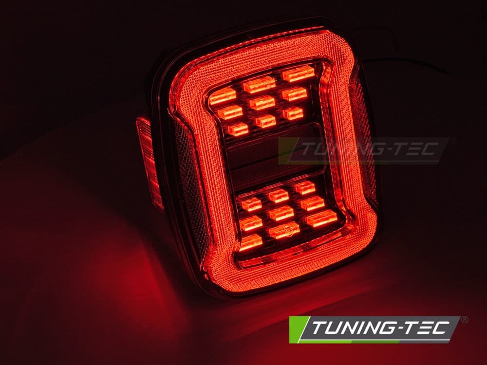 Zadné svetlá Jeep Wrangler YJ TJ 91-06 LED White – náhľad 5
