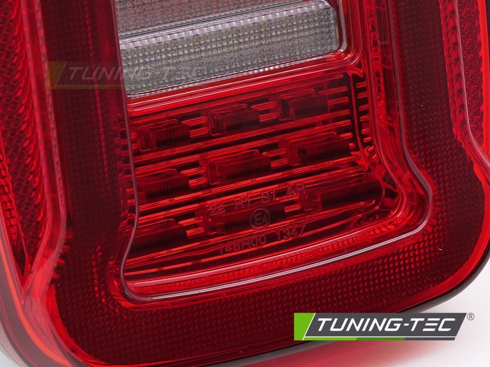 Zadné svetlá Jeep Wrangler YJ TJ 91-06 LED Red White – náhľad 3