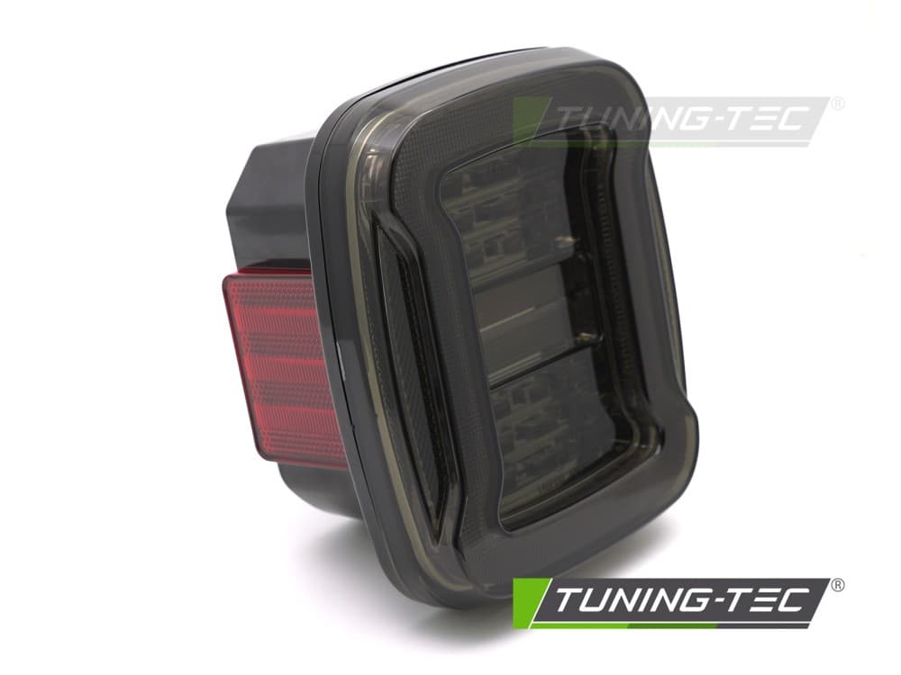 Zadné svetlá Jeep Wrangler YJ TJ 91-06 LED Smoke – náhľad 2