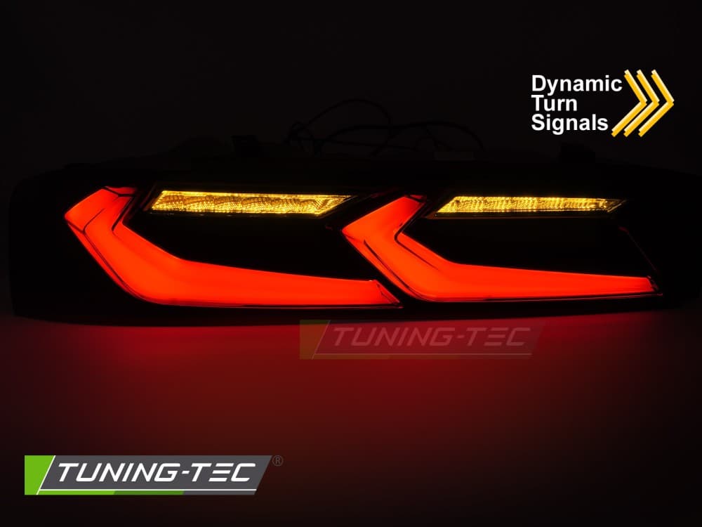 Zadné svetlá Chevrolet Camaro 16-18 LED Black Smoke – náhľad 4