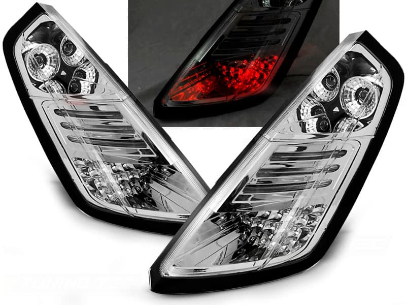 Zadné svetlá Fiat Grande Punto 05-09 LED Chrome