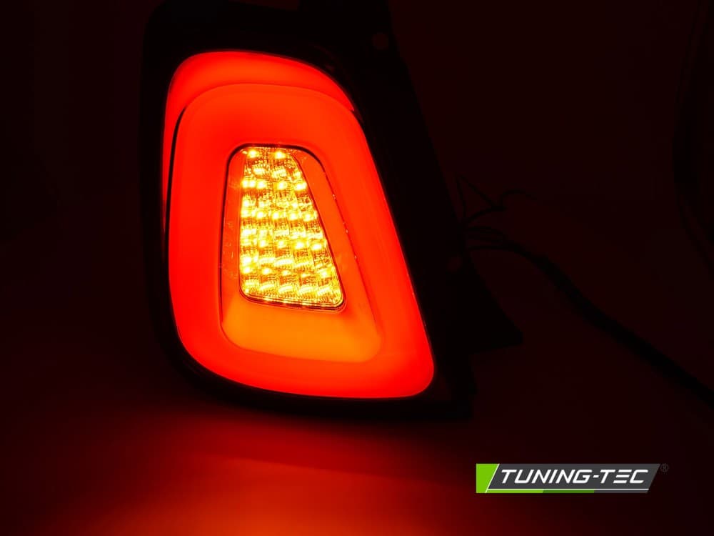 Zadné svetlá Fiat 500 15-20 LED BAR White – náhľad 3