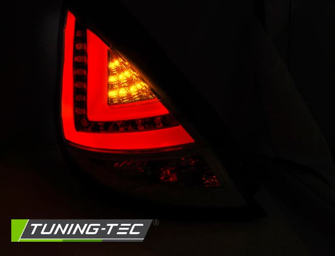 Zadné svetlá Ford Fiesta MK7 12-16 HB LED BAR Red White – náhľad 2