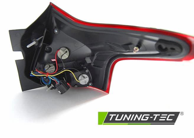 Zadné svetlá Ford Focus MK3 11-14 HB LED BAR Red White – náhľad 3