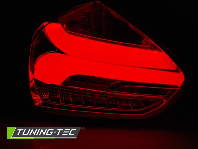 Zadné svetlá Ford Focus MK3 15-18 HB Red Dynamic Black – náhľad 2