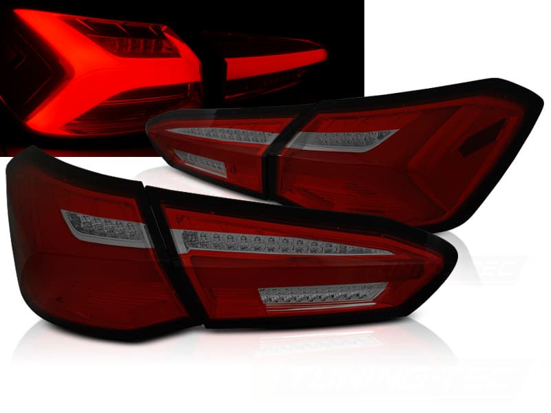 Zadné svetlá Ford Focus 4 Hatchback 18-21 Red Smoke
