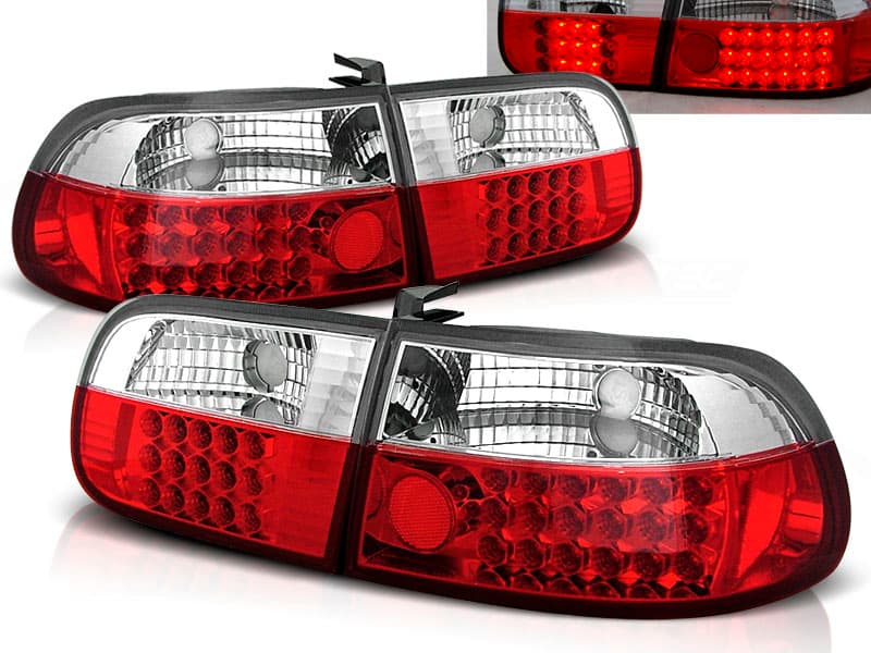Zadné svetlá Honda Civic 91-95 3D LED Red White