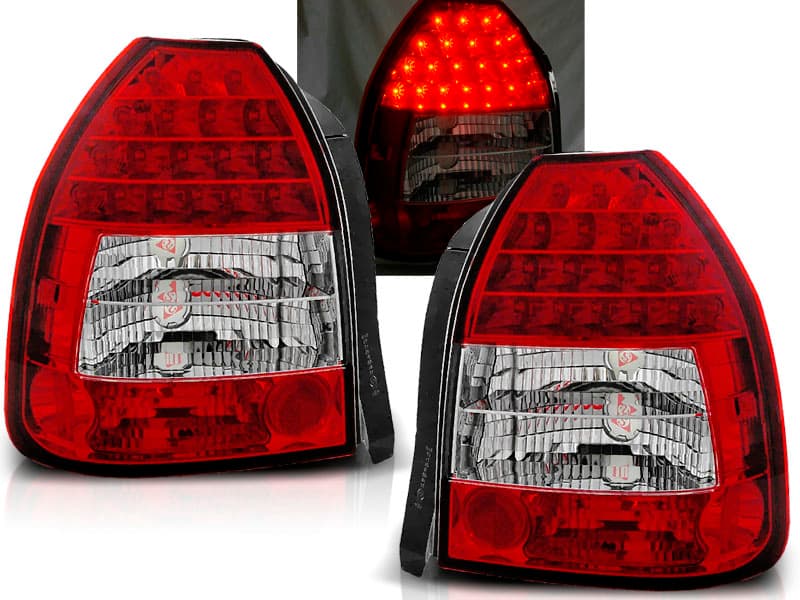 Zadné svetlá Honda Civic 95-01 LED Red White