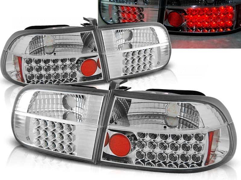 Zadné svetlá Honda Civic 91-95 3D LED Chrome