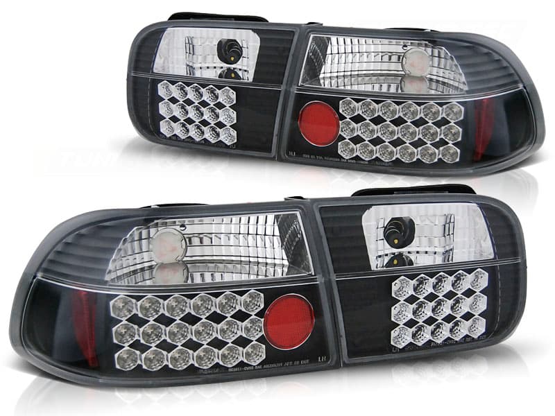 Zadné svetlá Honda Civic 91-95 3D LED Black