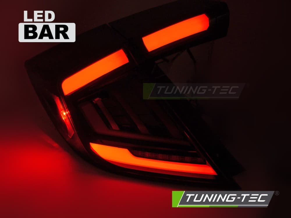 Zadné svetlá Honda Civic 10 16-21 LED Black – náhľad 2