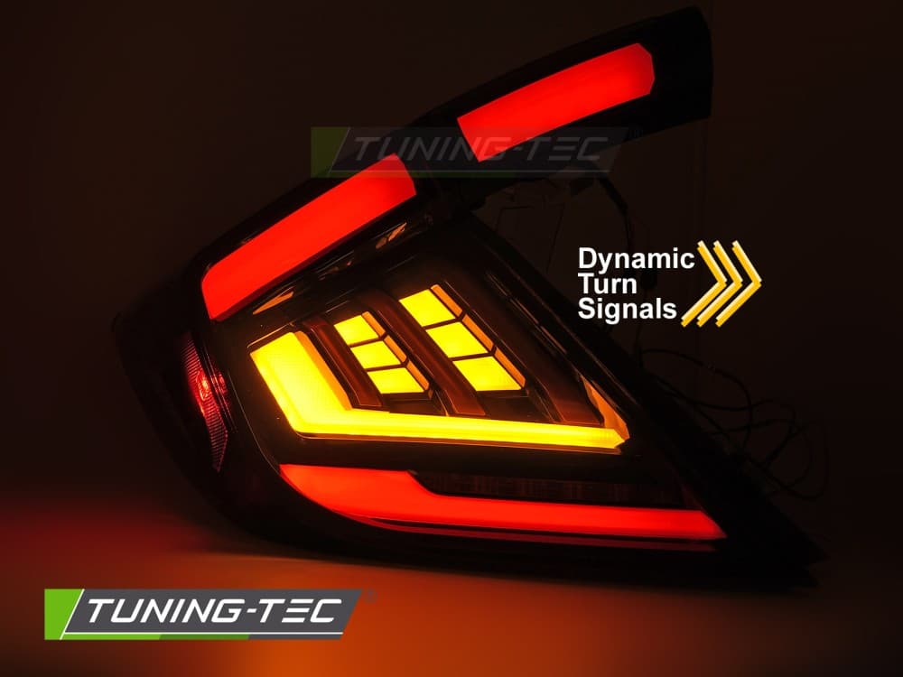 Zadné svetlá Honda Civic 10 16-21 LED Black – náhľad 4
