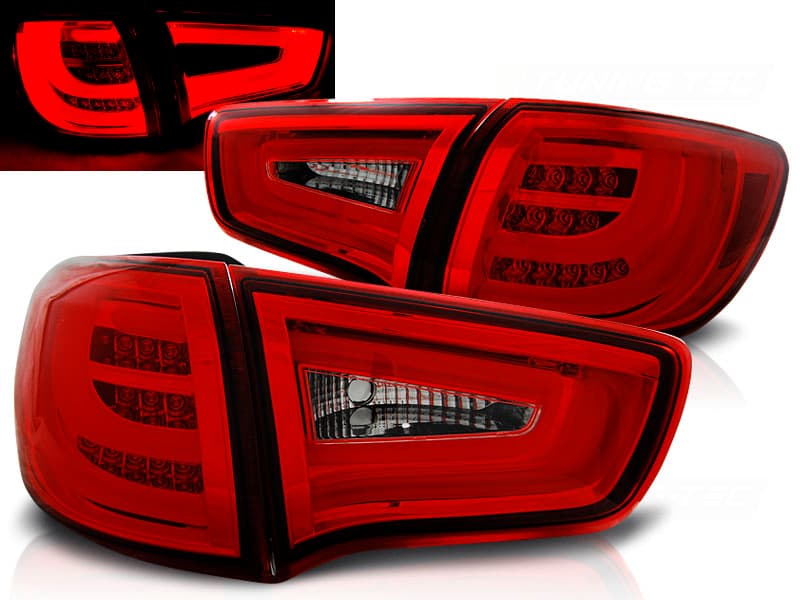 Zadné svetlá Kia Sportage 3 10-14 LED BAR Red White