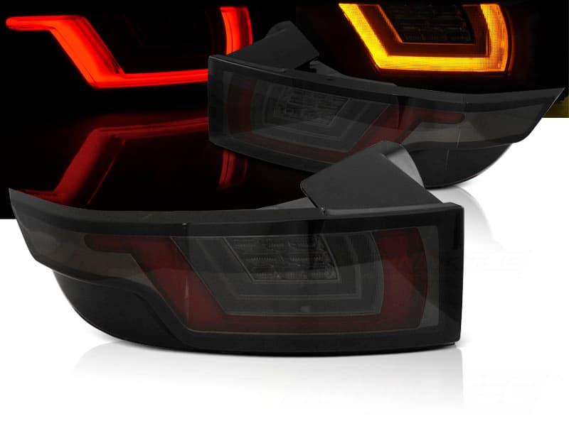 Zadné svetlá Range Rover Evoque 11-18 Red Smoke Black
