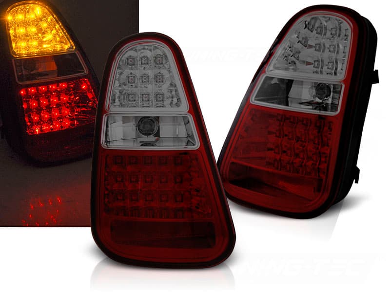 Zadné svetlá Mini Cooper R50 R52 R53 04-06 LED Red Smoke