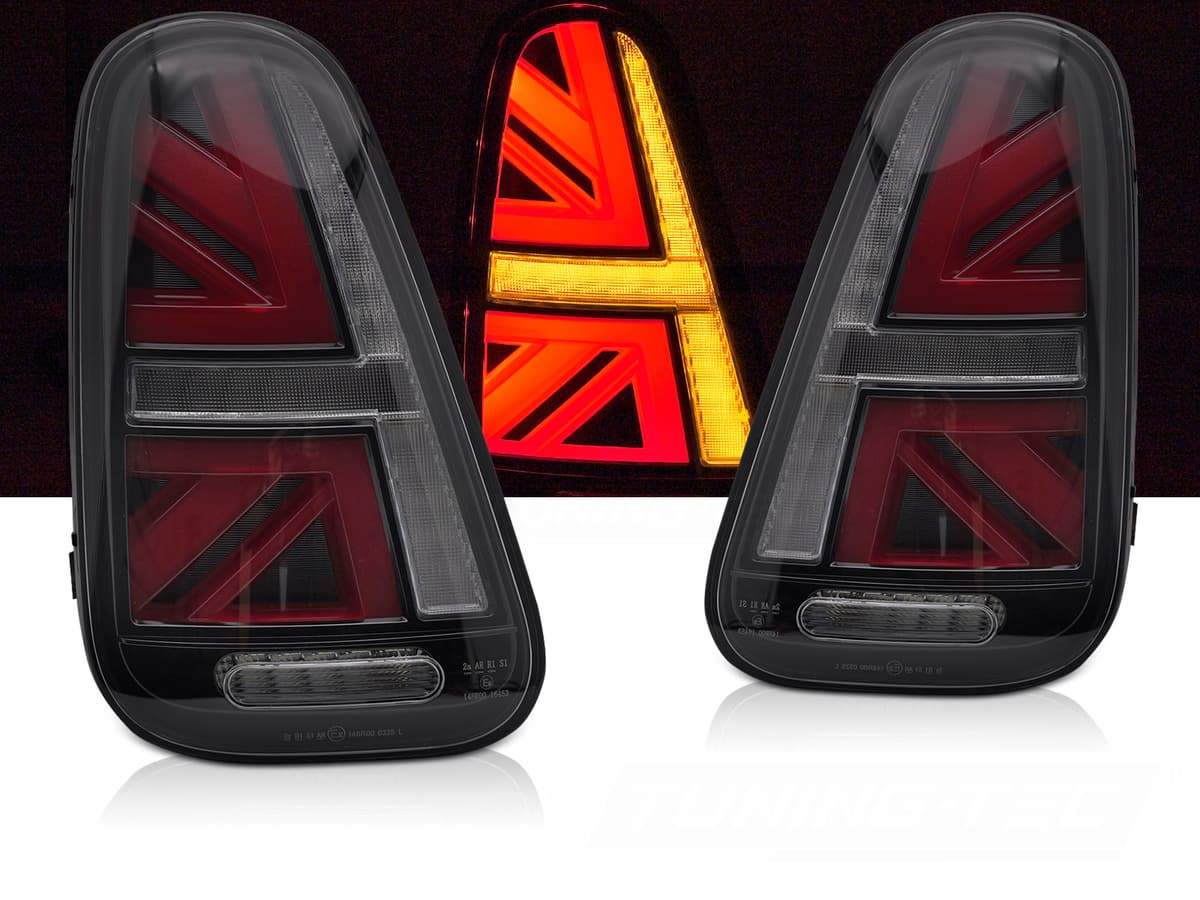 Zadné svetlá Mini Cooper R50 R52 R53 01-06 LED Smoke