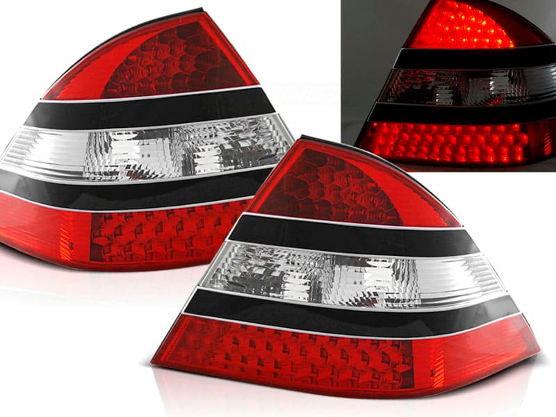 Zadné svetlá Mercedes S W220 98-05 LED Black