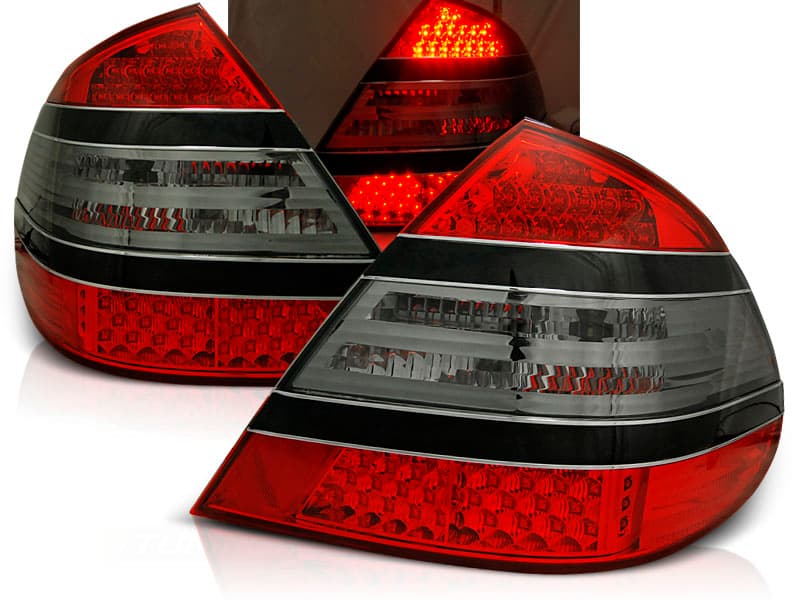 Zadné svetlá Mercedes E W211 Sedan 02-06 LED Red Smoke Black