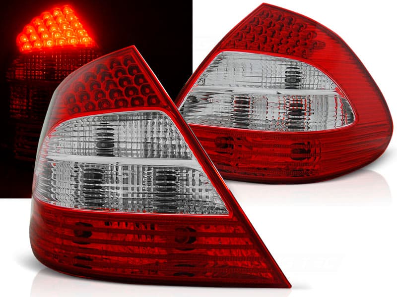 Zadné svetlá Mercedes E W211 Sedan 02-06 LED Red White