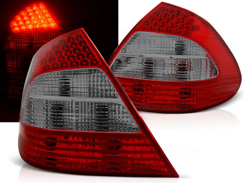 Zadné svetlá Mercedes E W211 Sedan 02-06 LED Red Smoke