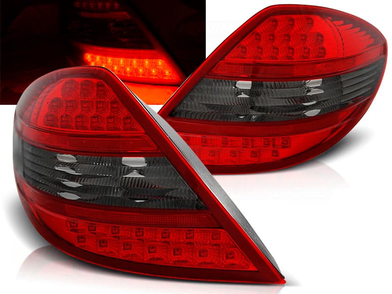 Zadné svetlá Mercedes R171 SLK 04-11 LED Red Smoke