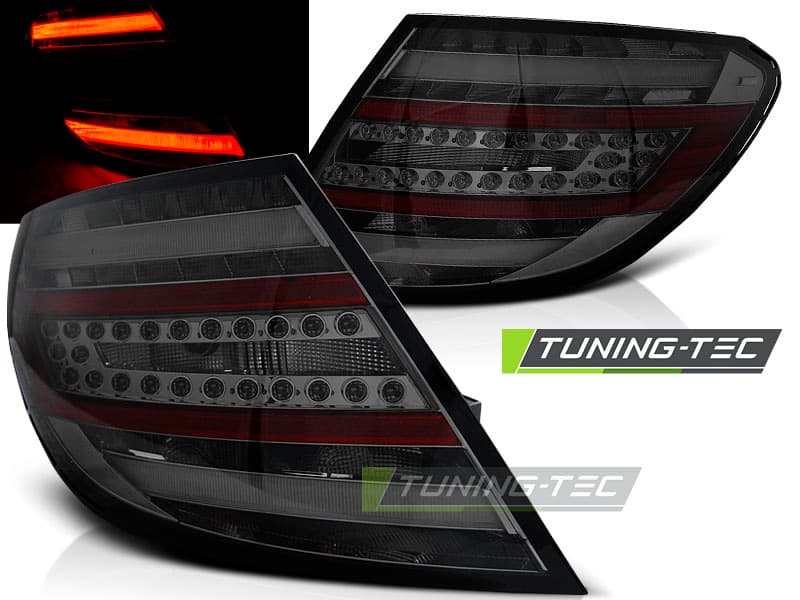 Zadné svetlá Mercedes C W204 Sedan 07-10 LED BAR Smoke