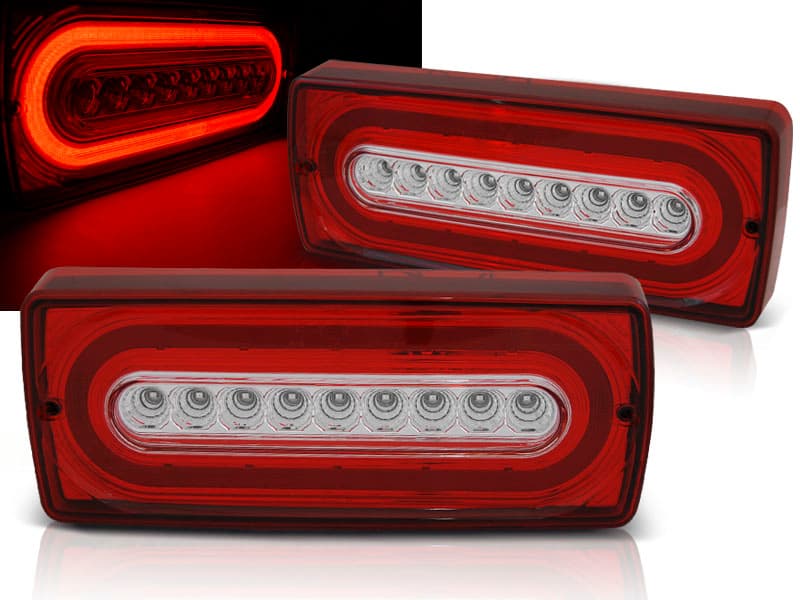 Zadné svetlá Mercedes W463 G 90-12 LED Red White