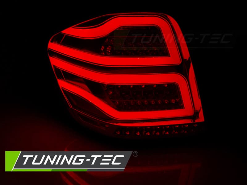 Zadné svetlá Mercedes ML W164 09-11 LED Red White – náhľad 2