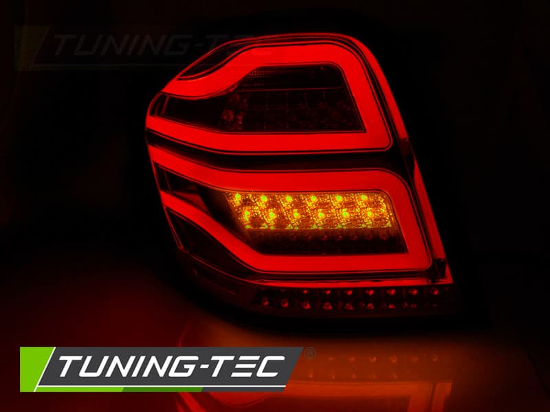 Zadné svetlá Mercedes ML W164 09-11 LED Red White – náhľad 3