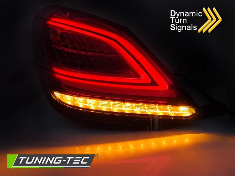 Zadné svetlá Mercedes C W205 14-18 LED Red White – náhľad 4