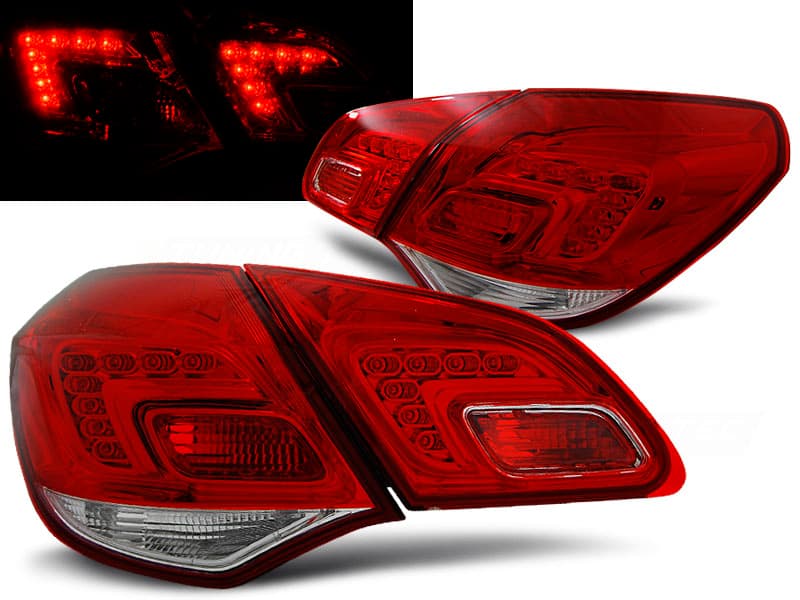 Zadné svetlá Opel Astra J 10-15 Hatchback LED Red White
