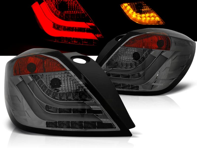 Zadné svetlá Opel Astra H 04-09 LED BAR 3D Smoke