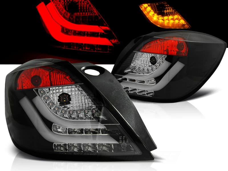 Zadné svetlá Opel Astra H 04-09 LED BAR 3D Black
