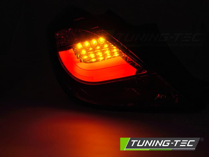 Zadné svetlá Opel Corsa D 06-14 LED BAR 3D Red White – náhľad 2