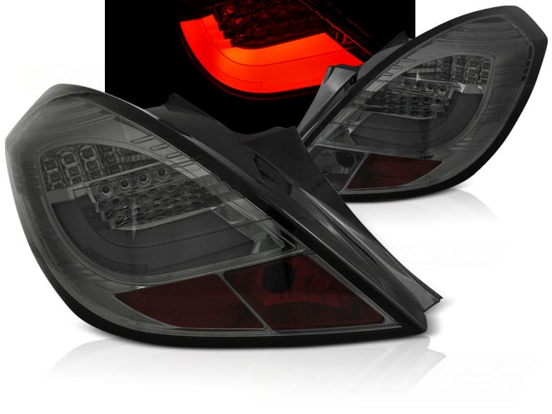 Zadné svetlá Opel Corsa D 06-14 LED BAR 3D Smoke
