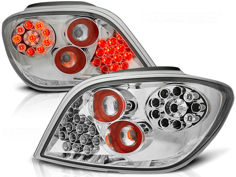 Zadné svetlá Peugeot 307 01-07 LED Chrome