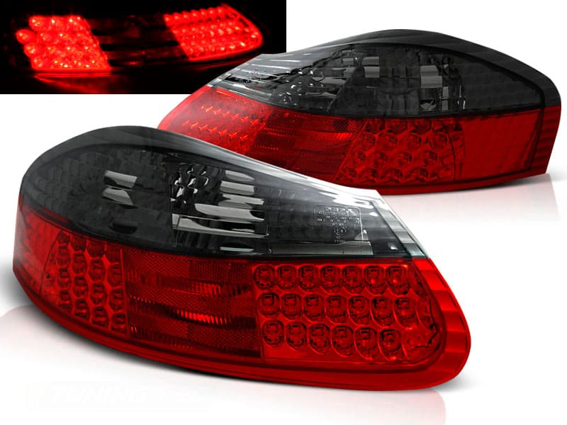 Zadné svetlá Porsche Boxster 96-04 LED Red Smoke