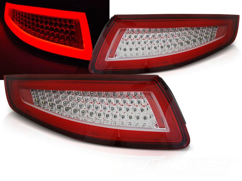 Zadné svetlá Porsche 911 997 04-09 Dynamic Red White