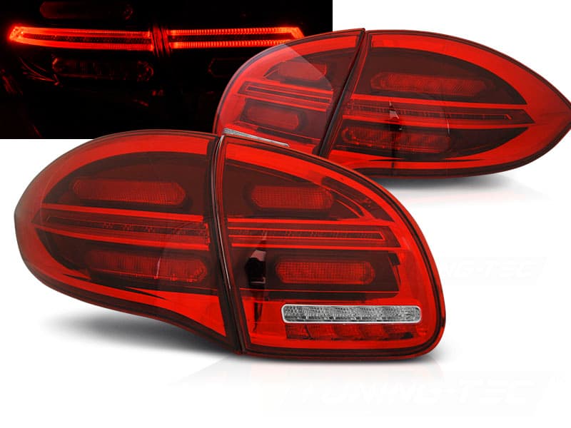 Zadné svetlá Porsche Cayenne 10-15 LED Red White