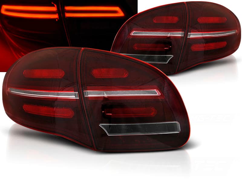 Zadné svetlá Porsche Cayenne 10-15 LED Red White Black